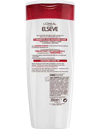 Shampoo Elseve TR5 Packshot Back