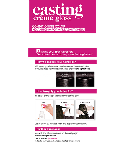 Haircolor 100 Casting Creme Gloss Packshot Back