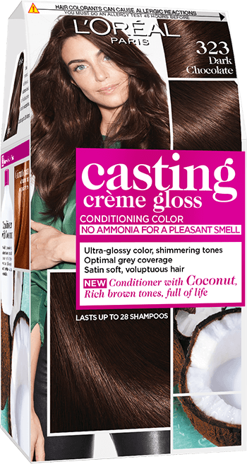 Casting Creme Gloss Hair Color Tone On Tone 323 Dark Chocolate | L'Oréal  Paris
