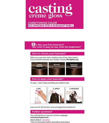 Haircolor 323 Casting Creme Gloss Packshot Side