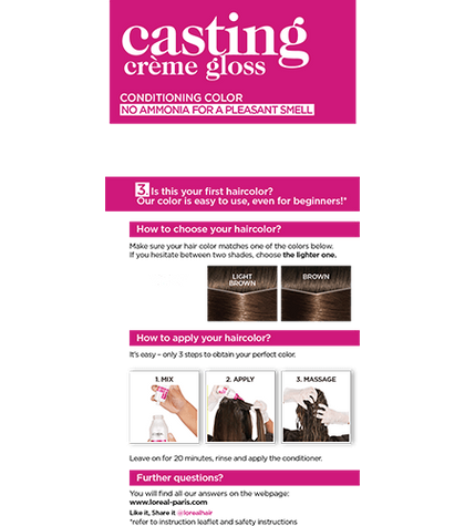 Haircolor 400 Casting Creme Gloss Packshot Side