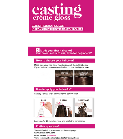Haircolor 415 Casting Creme Gloss Packshot Side