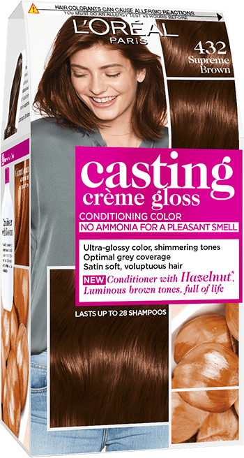 Casting Creme Gloss Hair Color Tone On Tone 432 Supreme Brown | L'Oréal  Paris