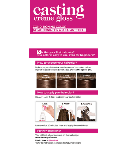 Haircolor 515 Casting Creme Gloss Packshot Side