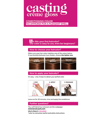Haircolor 535 Casting Creme Gloss Packshot Side