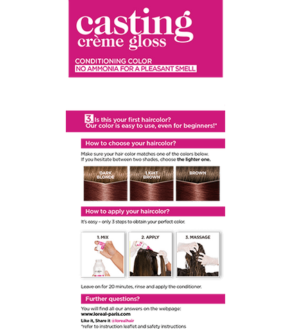 Haircolor 550 Casting Creme Gloss Packshot Side