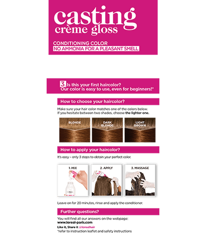 Haircolor 630 Casting Creme Gloss Packshot Side