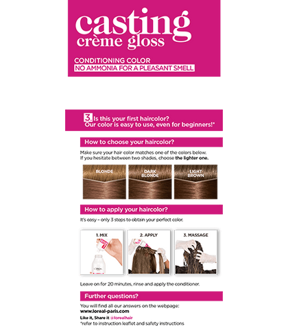Haircolor 680 Casting Creme Gloss Packshot Side