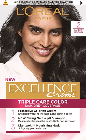 Loreal Paris Excellence Creme Hair color in shade No 3 Dark brown ||  Devikalad - YouTube