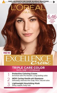 Haircolor 646 Light Copper Red Excellence Creme Packshot
