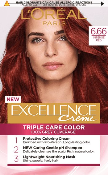 Haircolor 666 Intense Red Excellence Creme Packshot