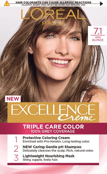 Excellence Crème Hair Color Permanent Hair Color  Ash Blonde | L'Oréal  Paris