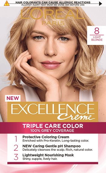 Marty Fielding Alaska kritiker Excellence Crème Permanent Hair Color 8 | L'Oréal Paris
