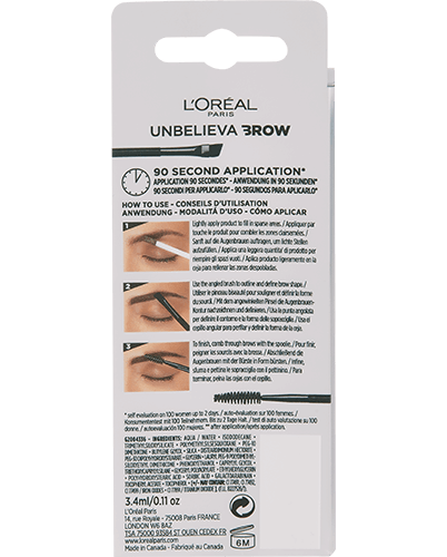 Eyebrow Unbelievabrow Packshot Back