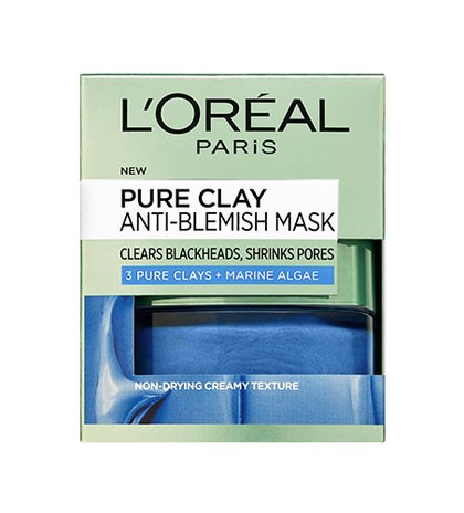 Skincare Anti Blemish Pure Clay Packshot Box Front