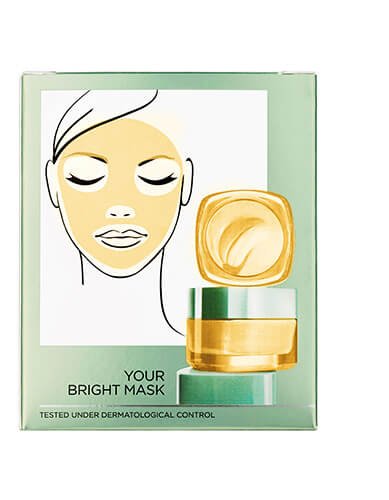 Skincare Bright Mask Pure Clay Packshot Box Side