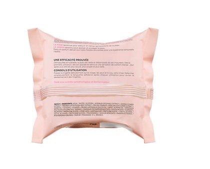 Face Wipes Sensitive Skin Fleurs Rares Packshot Back