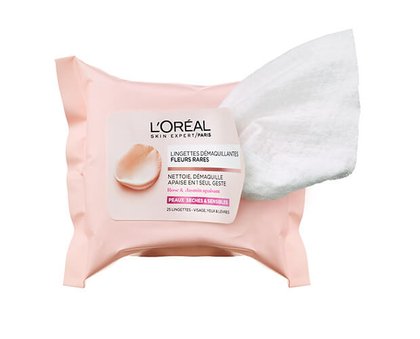 Face Wipes Sensitive Skin Fleurs Rares Packshot Open