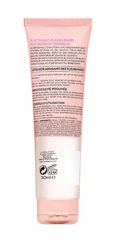 Face Gel Sensitive Skin Fleurs Rares Packshot Back