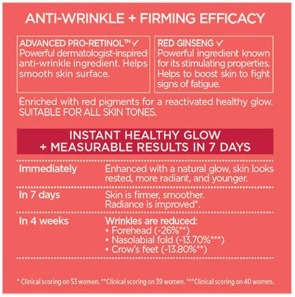 Face Care Red Cream Revitalift Back Packshot