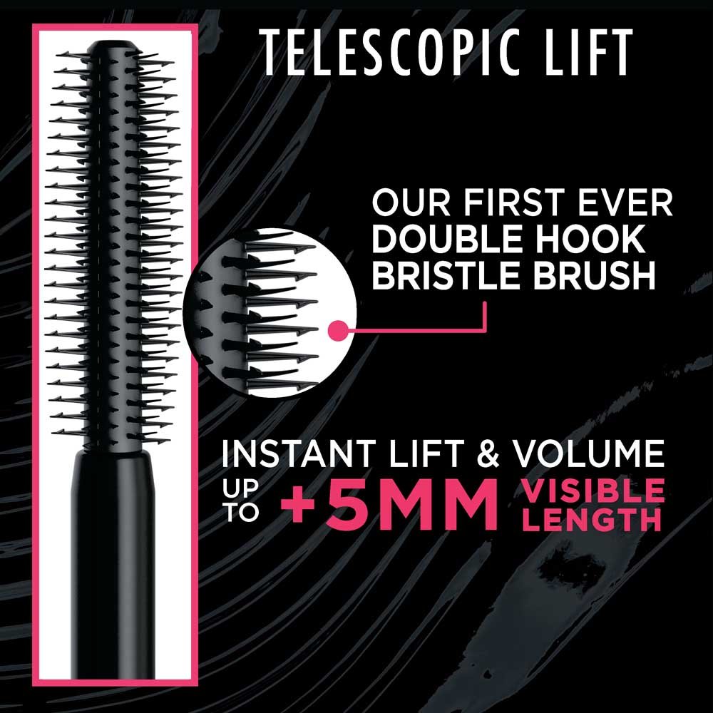 Telescopic Instant Lift Washable Mascara, Black L'Oréal Paris ME